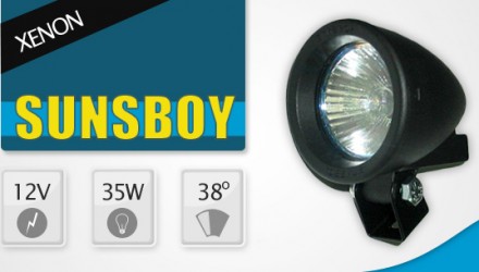 Sunsboy sinivalo 12V 35W 38°